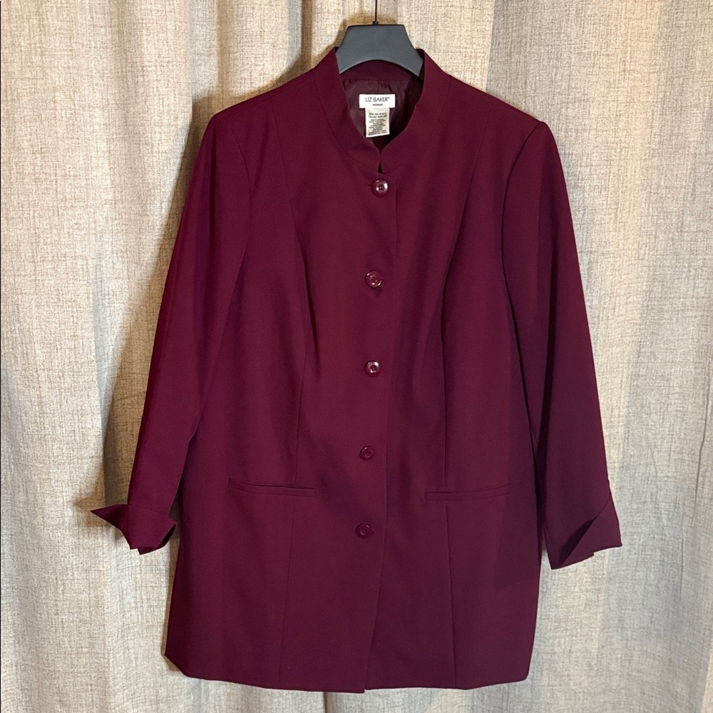 Talbots Deep Burgundy Women's Blazer